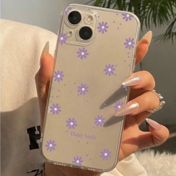 ⚠️Clearance🫧iPhone 14/Pro/Pro Max/Plus Clear Floral Phone Case - Picture 3 of 3